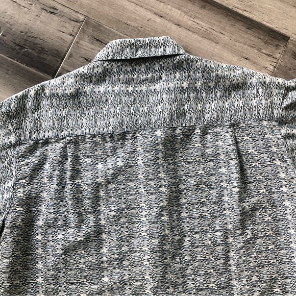 ❤️ LAST DAY Vintage Y2K 2002 Columbia Short Sleeve Button Down Ikat Shirt - Picture 13 of 13